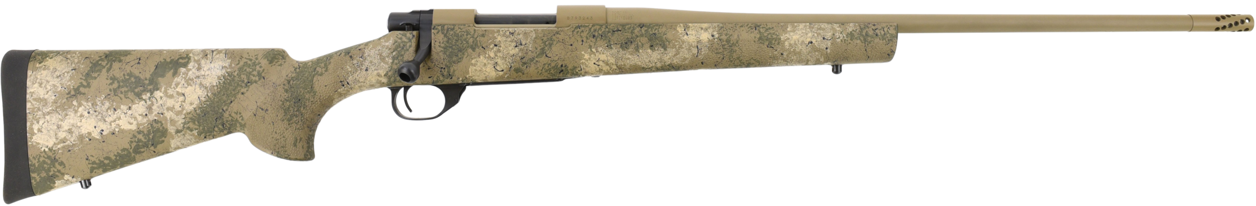 Howa Fenceline 7mm PRC bolt-action rifle with 24-inch barrel in REAP camo finish