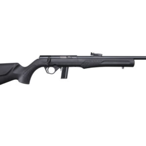 Rossi RB22 .22 LR bolt-action rifle with 18-inch matte black barrel and adjustable fiber optic sights