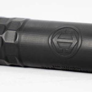 HUSH-POINT 30 SUPPRESSOR .30 CAL INCONEL FLOW-THRU, DT/HUB, 1/2X28 & 5/8X24 CAPS, FULL-AUTO RATED