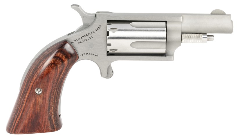 Mini-Rev 22 Mag 1 5/8" SS/Wd Boot Grip 5-rd