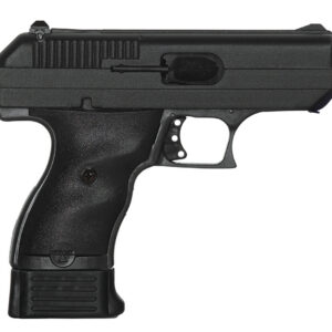 9mm 3.5" Blk As Poly w/Leather Holster /
