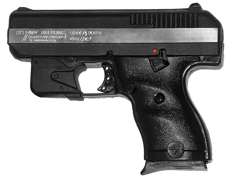 380 3.5" Black As-Po lymer,W/T-G Laser8Rd