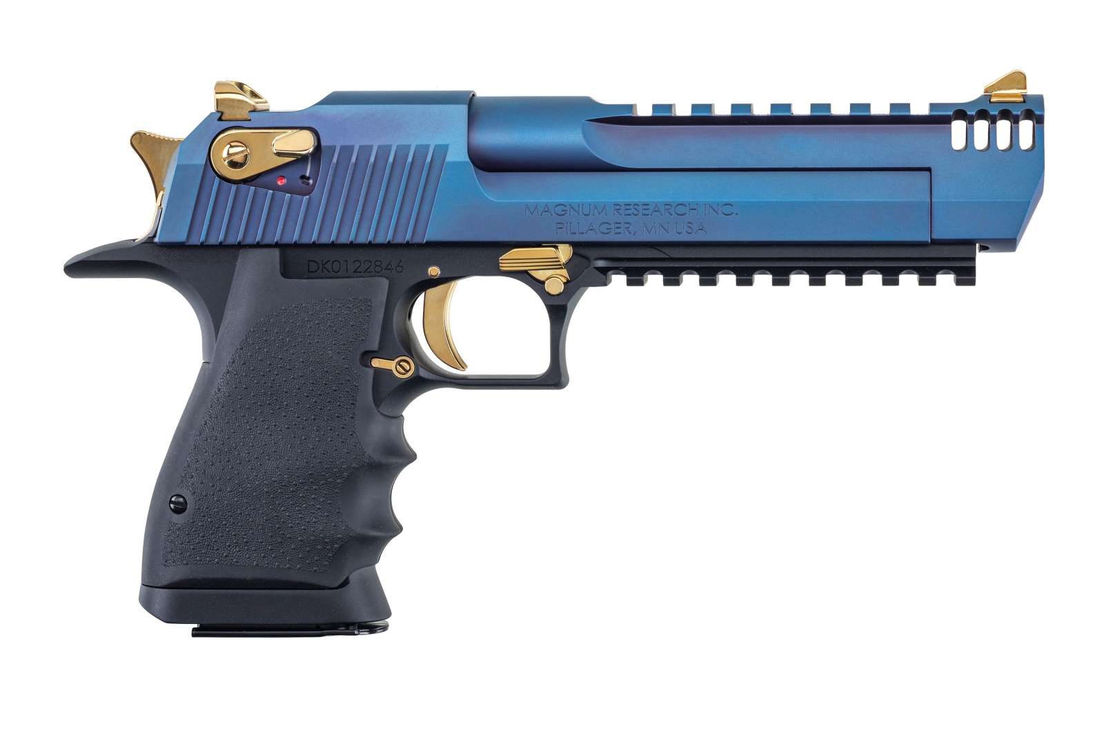 MGNM RSRCH LT WEIGHT DE357 PSTL CARBO BLUE/GOLD APPTMNTS 6" BARREL